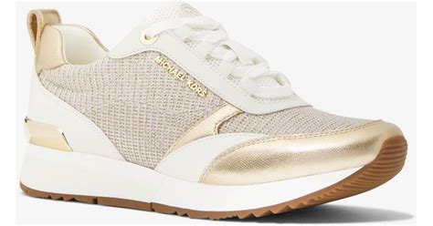 michael kors allie trainers|michael kors mesh trainer.